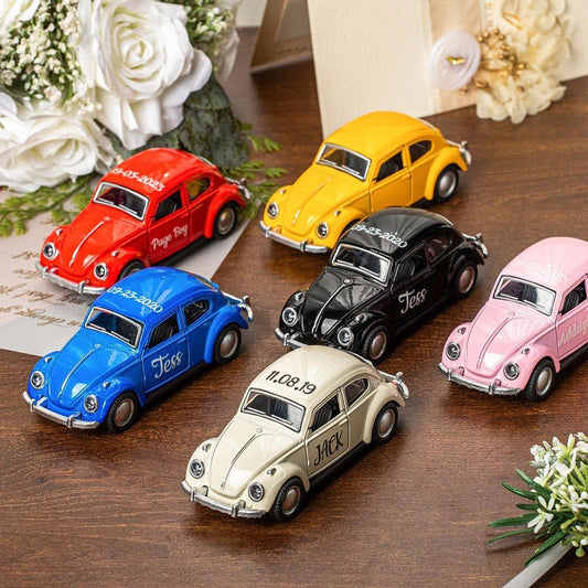 callie Personalized Wedding Decor, Custom Cute Wedding Car Model with Name and Date, Wedding Decorations for Home Party-Wedding Car Decorations, Wedding Party Gift for Ring Bearer Groomsmen Guests
