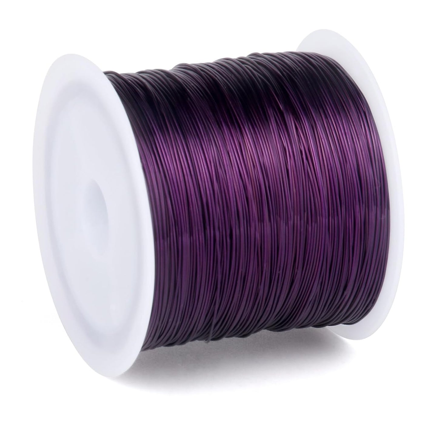 492FT Jewelry Wire 32 Gauge Tarnish-Resistant Copper Beading Wires Roll Bulk for DIY Crafts Jewelry Making, Purple Wire
