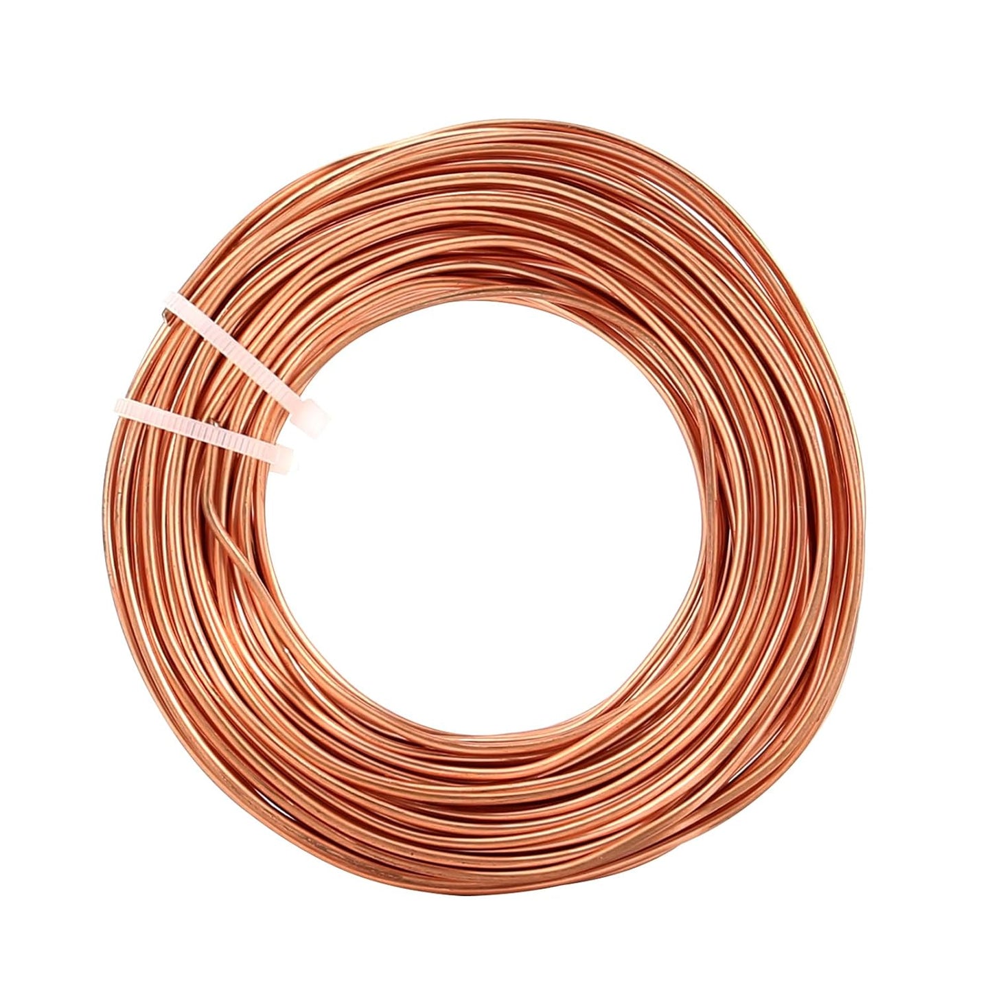 99.9% Soft Copper Wire, 8 Gauge/ 3.25 mm Diameter, 19.5 Feet / 6m, 1 Pound Spool Pure Copper Wire, Jewelry Making Wire Craft Wire
