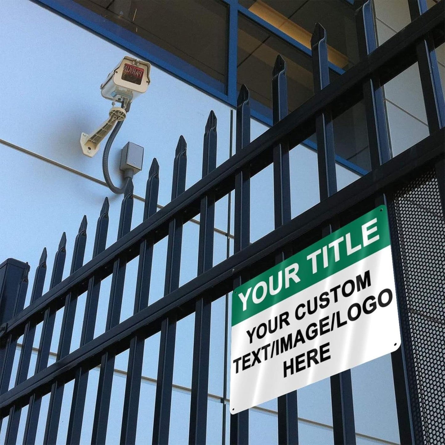 Custom Outdoor Metal Signs - 12 x 8 Aluminum Rust-Proof Entrance, Garden, Hazard, Intersection, Parking, Decorative Signs (Personalized)