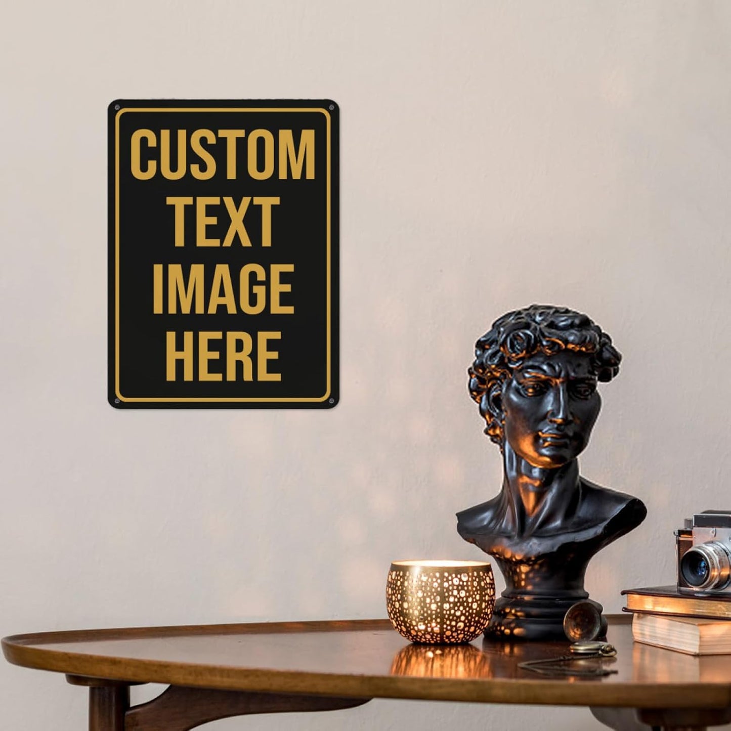 Custom Signs Outdoor Metal Sign Custom Sign Outdor Indoor Personalized Signs Make Your Own Sign With Text Image Logo For Office Business Workplace Home Bar Indoor Outdoor Use 18"x12"