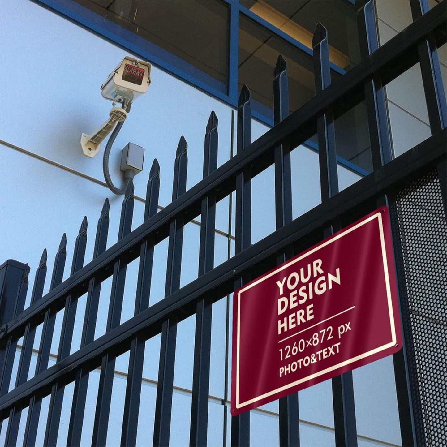 Custom Signs Outdoor Metal Sign - 12 x 8 Customized Personalized Aluminum for Office, Home, Business, Decor, Road Signs, Rust-Proof (Ivory Text Box)