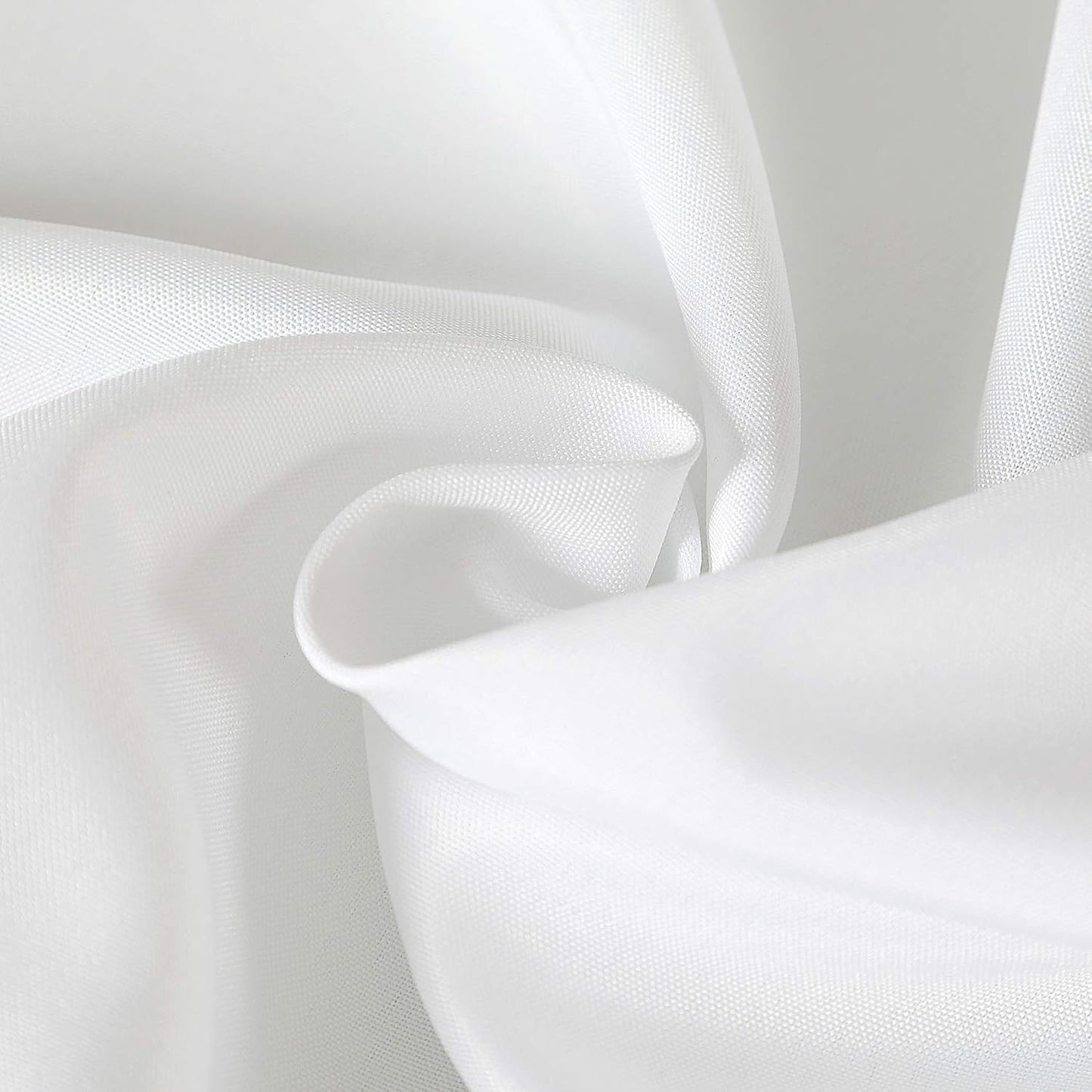 Cupuamon Square Tablecloth 52x52 inch Washable Polyester Fabric Table Cloth for Wedding Party Dining Banquet Decoration（52x52,White）