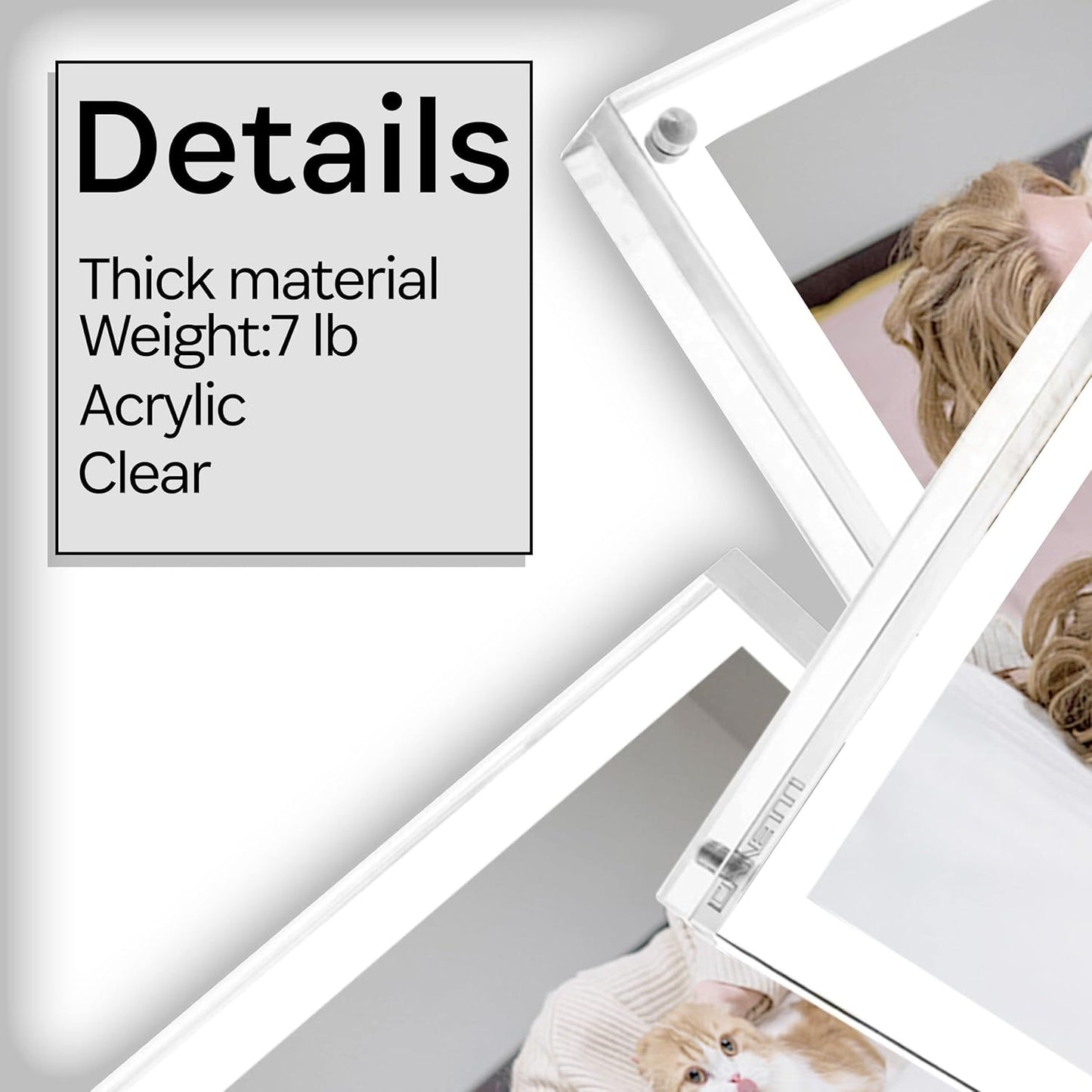 Canetti Design Group The Original Magnet Frame - Clear Acrylic-8.5x11 inch