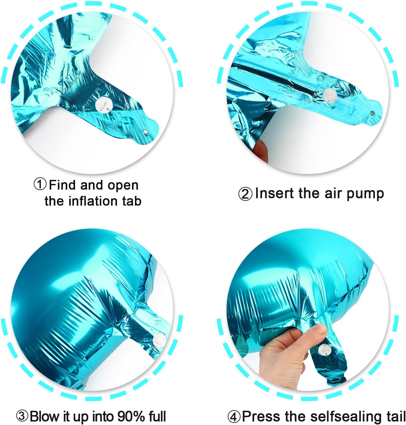 Blue Number 1 Balloon 40 inch, Number 1 Birthday Balloon for Boy Girl, Blue Foil One Balloon for 1st 10 11 12 16 18 Birthday Party, Anniversary Celebration Number Balloons Decorations