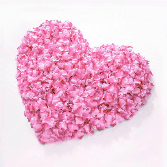 1000Pieces Rose Petals, Artificial Flower Petals Fake Rose Petals for Romantic Night,Wedding,Proposal Anniversary Flower Decorations (Pink Gradient)