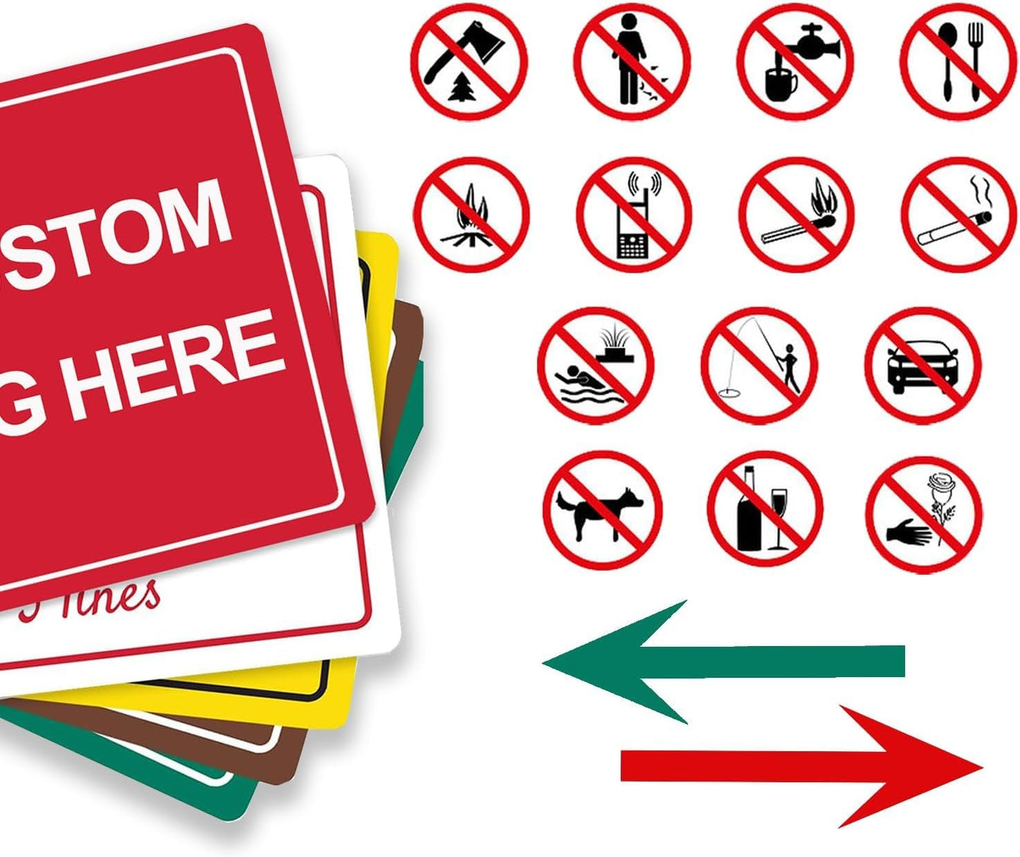 Custom Signs Outdoor Metal,Personalized Street Sign,Create Your Own Sign-Offices、Businesses、Workplaces Address Signs,Indoor and Outdoor Use