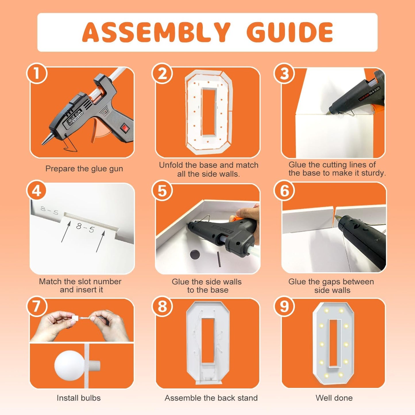 3FT Marquee Numbers 10, Large Light Up Numbers 10th Birthday Decorations for Girls Boys, Cardboard Number for Women Men Anniversary Party Decor Backdrop, DIY Foam Board Mosaic Number Sign