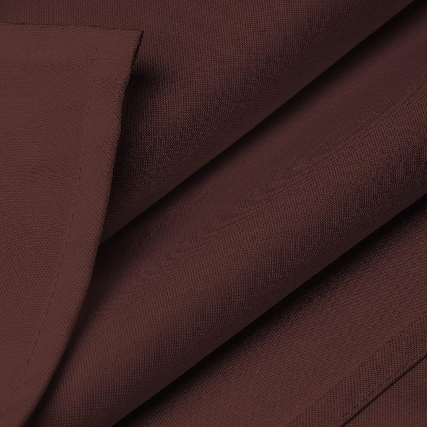 Lann's Linens - 10 Premium 70" Square Tablecloths for Wedding/Banquet/Restaurant - Polyester Fabric Table Cloth - Chocolate Brown