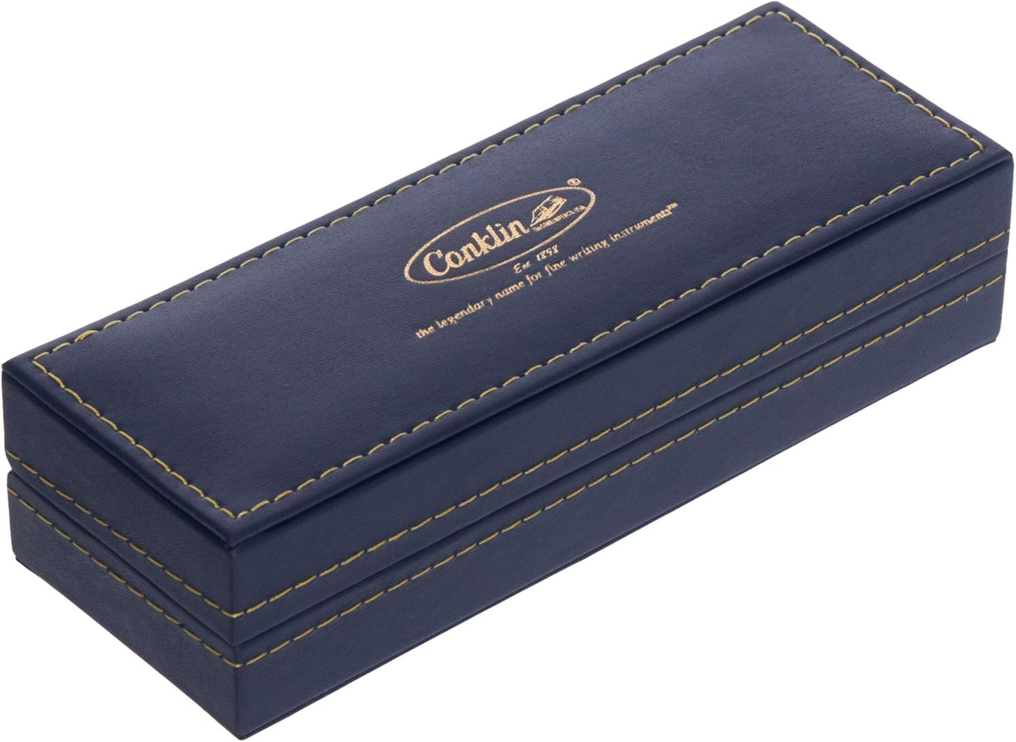 Conklin Duragraph Fountain Pen Purple Nights - Stub Nib, Premium Writing Instrument for Calligraphy & Signatures