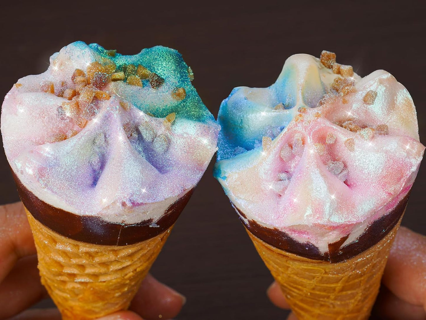 NiHome Edible Food-Grade Glitter Powder Glimmer Luster Dust Metallic Fancy Food Decorating Sprinkle Glimmery Dust for Drink Beverage Cake Bakery Vegan Allergen-Free (Iridescent Purple, 0.35oz/10g)