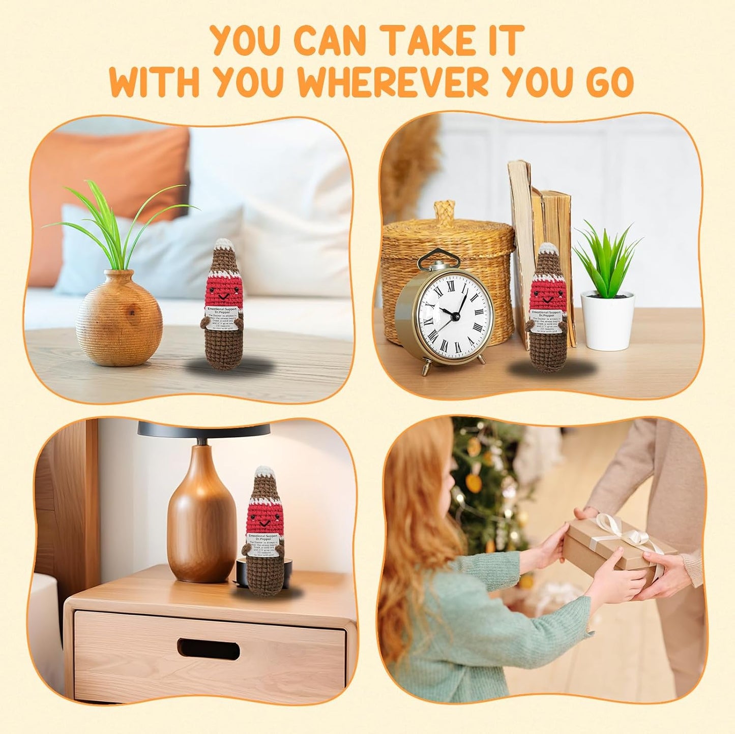 Birthday Gifts for Women Man-Emotional Cheer Support,Funny Handmade Cola Unique Cute Presents for Her Him Women Men Friend Coworker Family