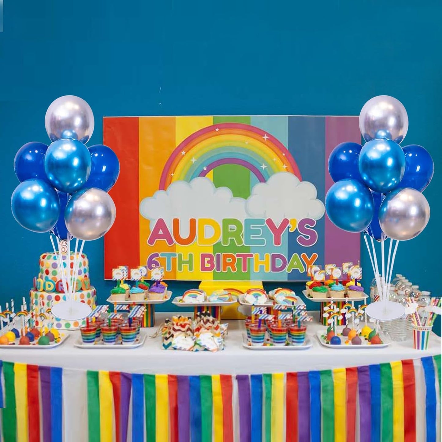 20 Set Balloon Stand Kit - Balloon Sticks With Base for Table Balloon Centerpiece Decorations for Birthday Graduation Gender Reveal Baby Shower Party Decorations