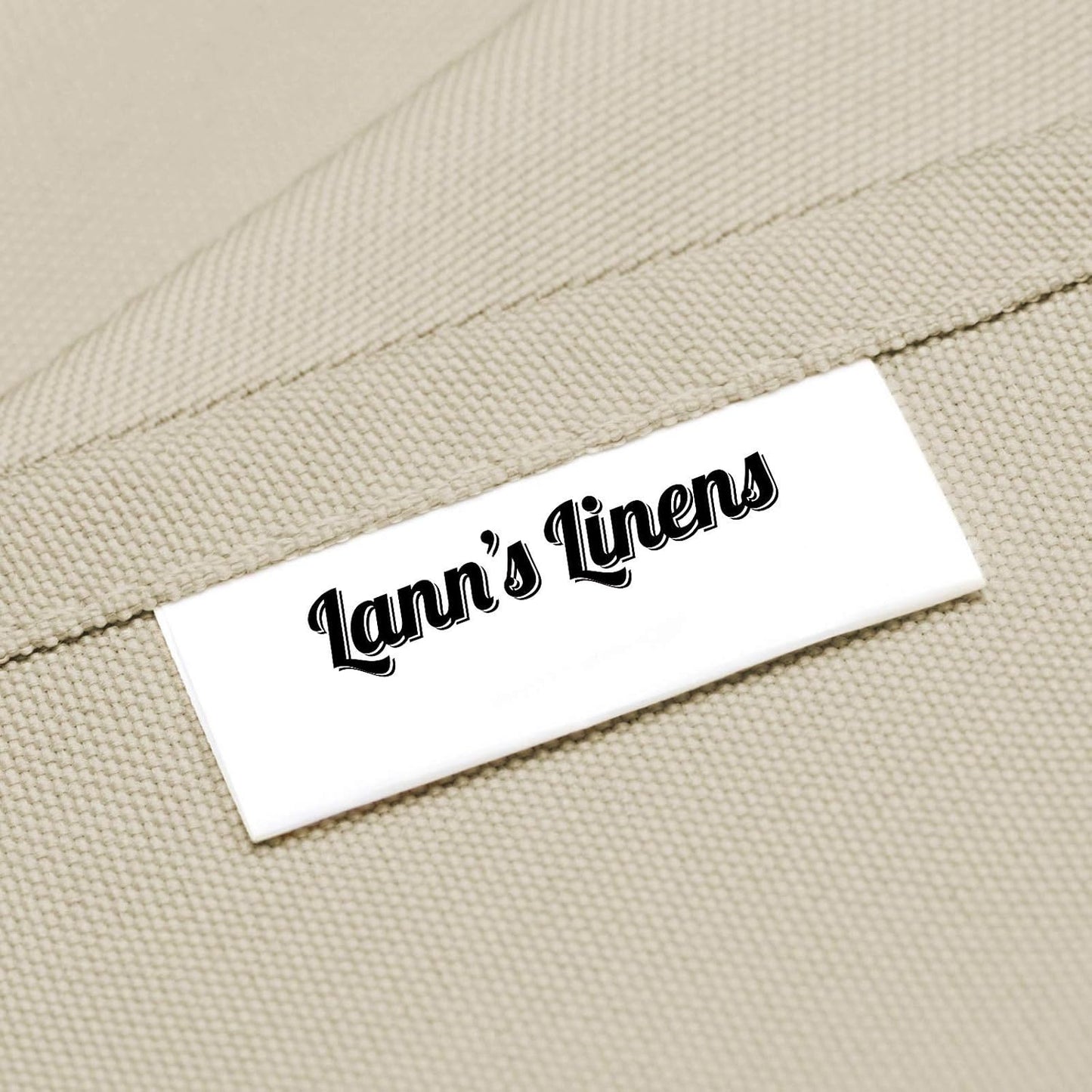 Lann's Linens - 10 Premium 90" Round Tablecloths for Wedding/Banquet/Restaurant - Polyester Fabric Table Cloths - Beige