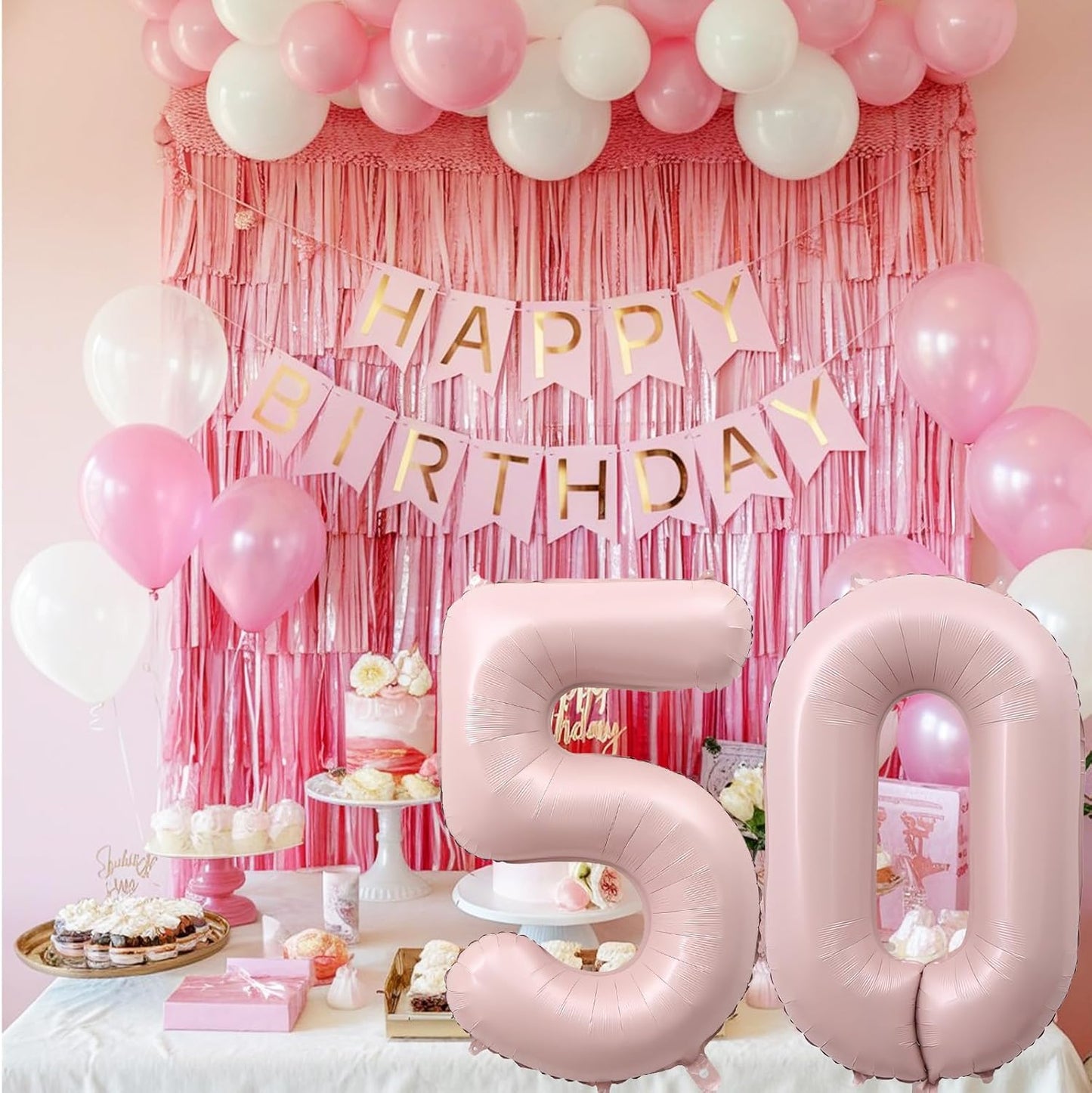 40 Inch Balloon Number 0 Pastel Pink, Large Foil Dusty Retro Pink Number Balloons Set 0-9 for Girls, 0 Helium Balloon for Boho Women Birthday Anniversary Graduation New Year Party Decoration Supplies
