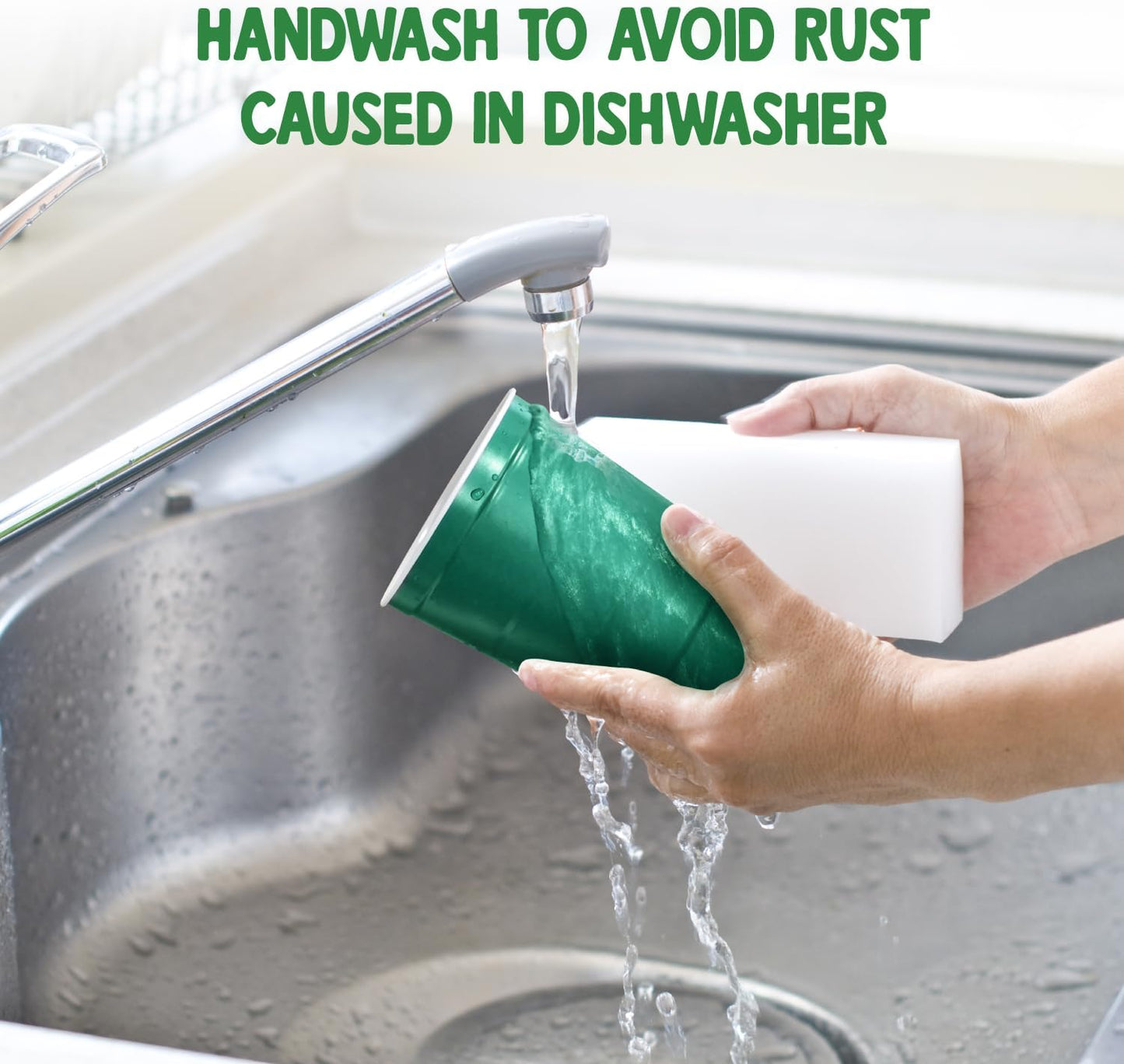 16 oz. Party Cup Earth Day 'Love' Planet Recycle Design for Cold Drinks, Durable, Disposable, Recyclable, Made in USA, Blue 12 Count