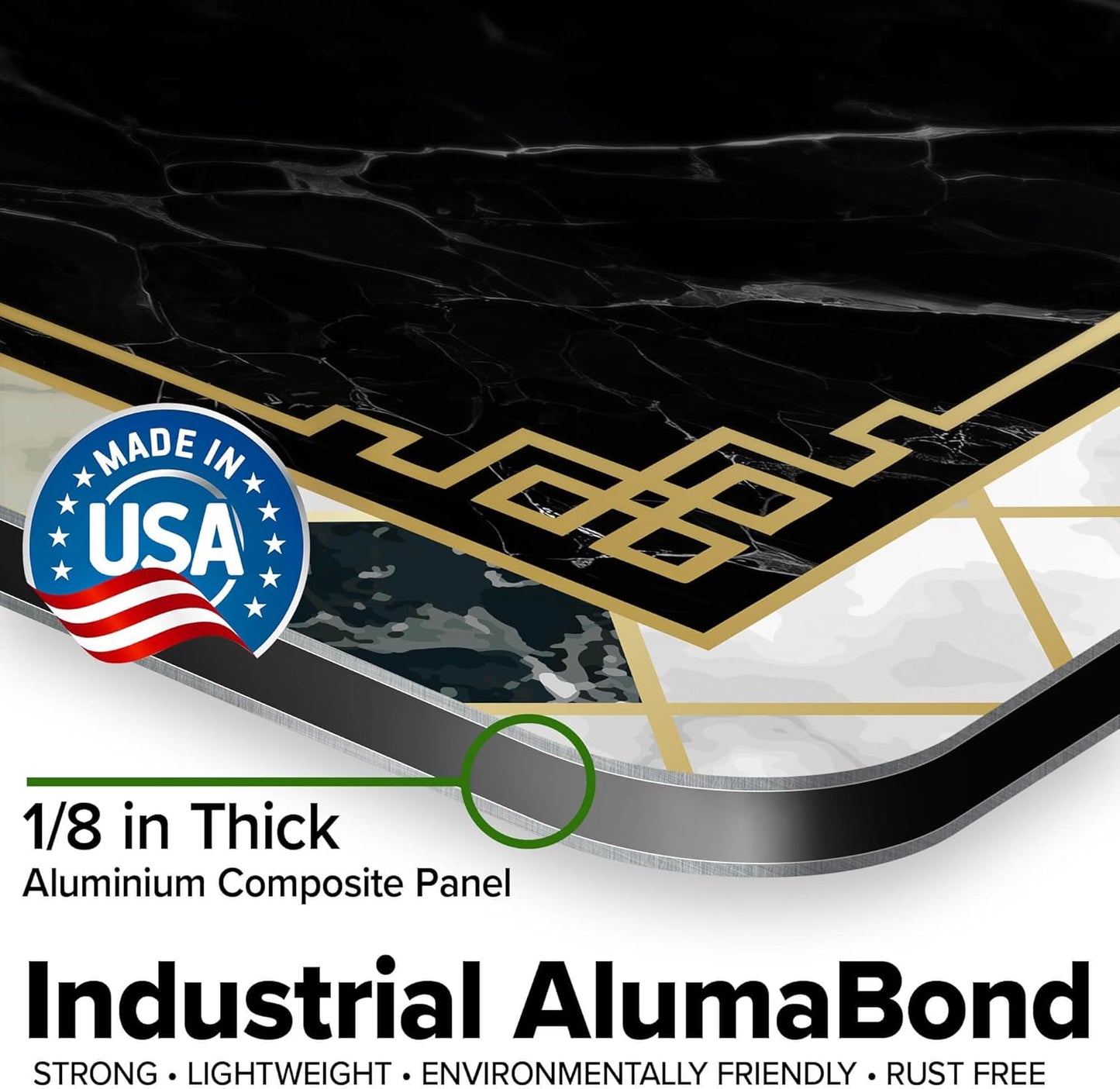 Custom Sign, Custom Street Sign, 11 Font Colors, 13 Font Styles, 4 Hole Options, 22 Sizes, 30x30 Inches, Rust Free DiBound, Fade Resistant, Made in USA by My Sign Center (Marble Tile)