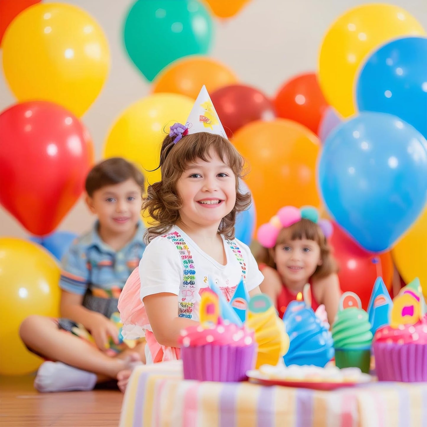 100 PCS Balloons, 12 Inch Assorted Colors Balloon & 10 Kinds of Color Balloons, Latex Balloon Bulk for Birthday, Baby Shower, Wedding, Family Party.