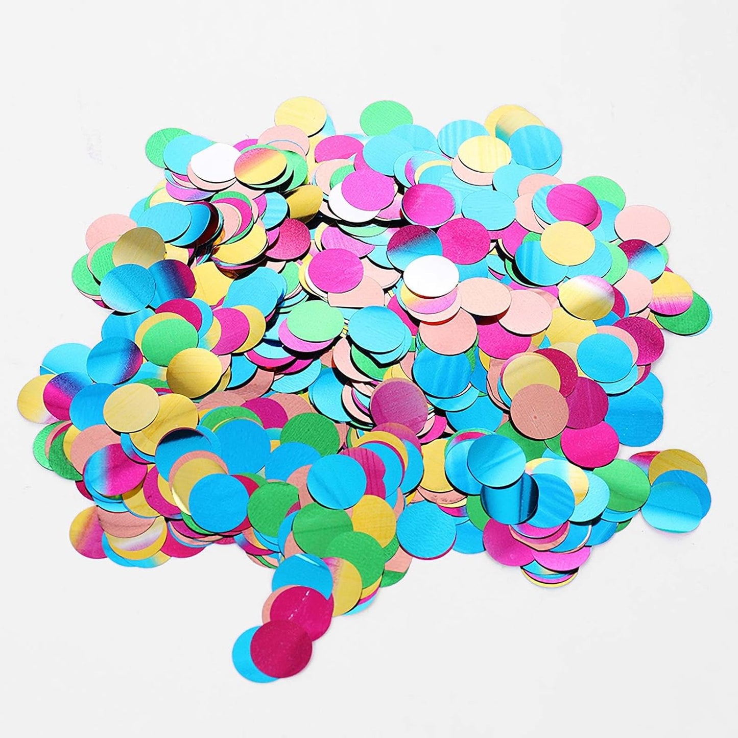 Rainbow Confetti Balloons, 25 Pcs Thickened 12 Inch Clear Latex Balloon with Colorful Confetti Inside for Graduation Engagement Bridal Shower Party Baby Shower Birthday Party Decorations Supplies