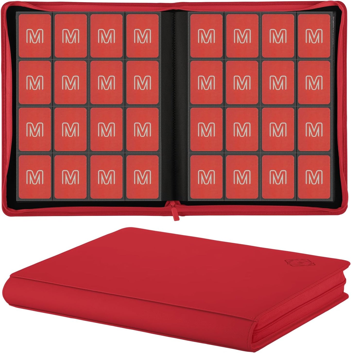 Premium Card Binder 16 Pocket,Trading Card Binder Holds up to 1000+Cards Sturdy Card Collection Album, Card Holder Folders for MTG, TCG, Game Cards & Sports Cards