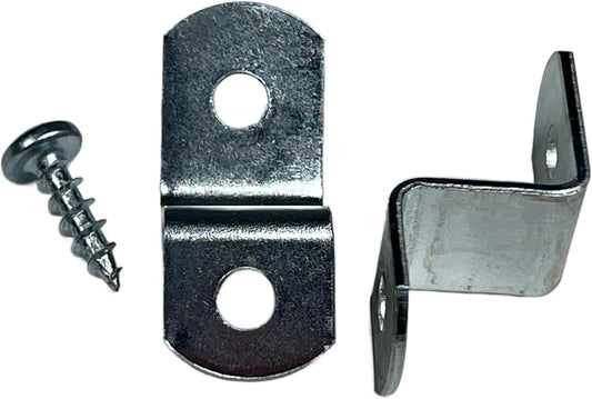 Canvas Clips for Picture Framing screws included 15 per pack ( Choose your offset size ) by E.H.C. (3/8" offset)