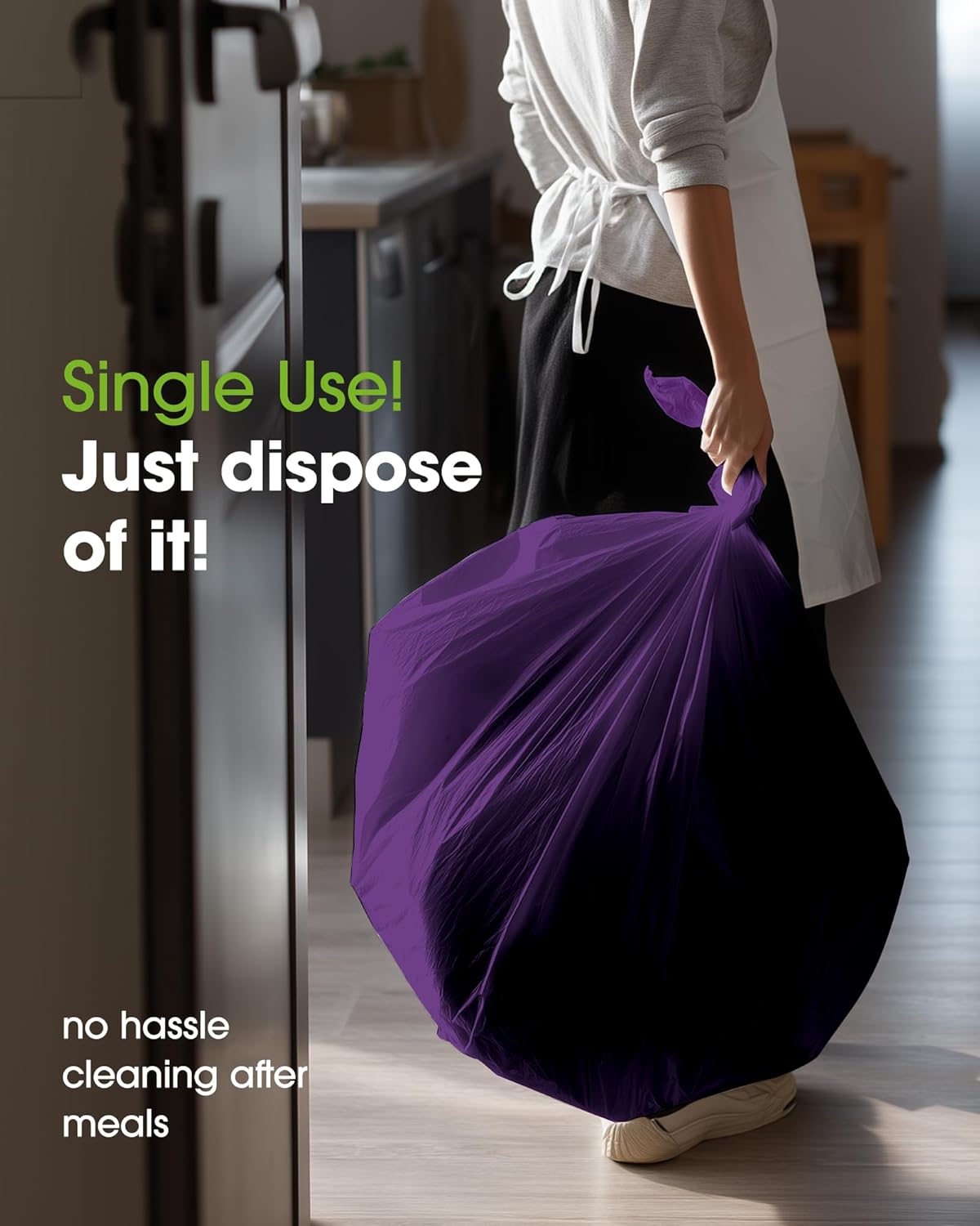 Pureegg Plastic Table Cloth Disposable 10 Pack, 54 x 108 Inch Table Cloths, Halloween Party Decorations, Summerween Decor, Halloween Tablecloths, Rectangle, Plastic Cover, Leakproof & Sturdy, Purple