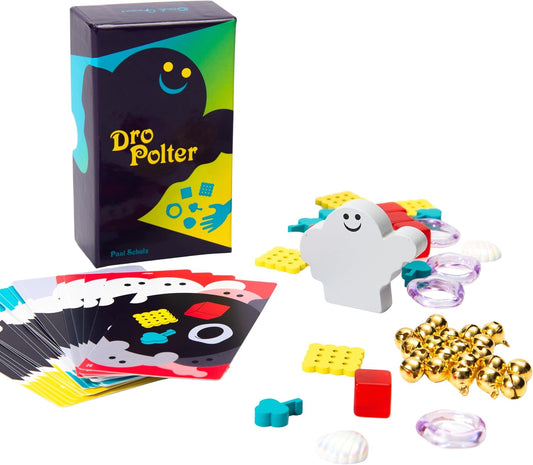DroPolter – Fast-Paced Ghost Memory Party Game | 2–5 Players | Ages 6+ | Portable Travel Game