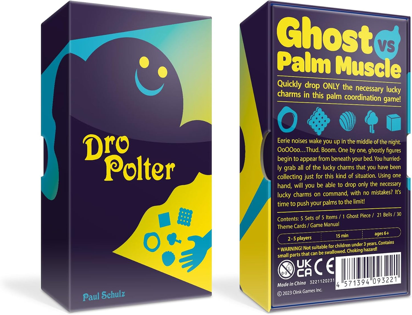 DroPolter – Fast-Paced Ghost Memory Party Game | 2–5 Players | Ages 6+ | Portable Travel Game