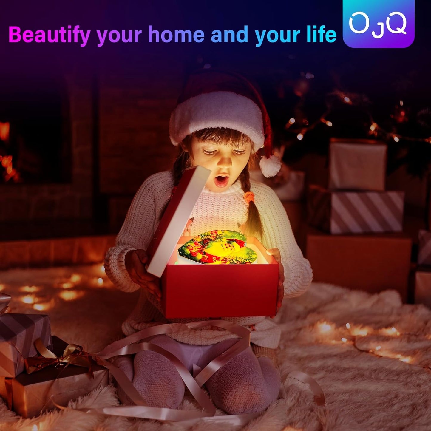 OJQ Light Up Letters LED Letter - Bedroom Lighted Colorful Alphabet Letter Music Sync Color Change - Christmas Birthday Gifts for Girl - Teen Girls Room Decor Gifts Party Home Wall Bedroom Decor