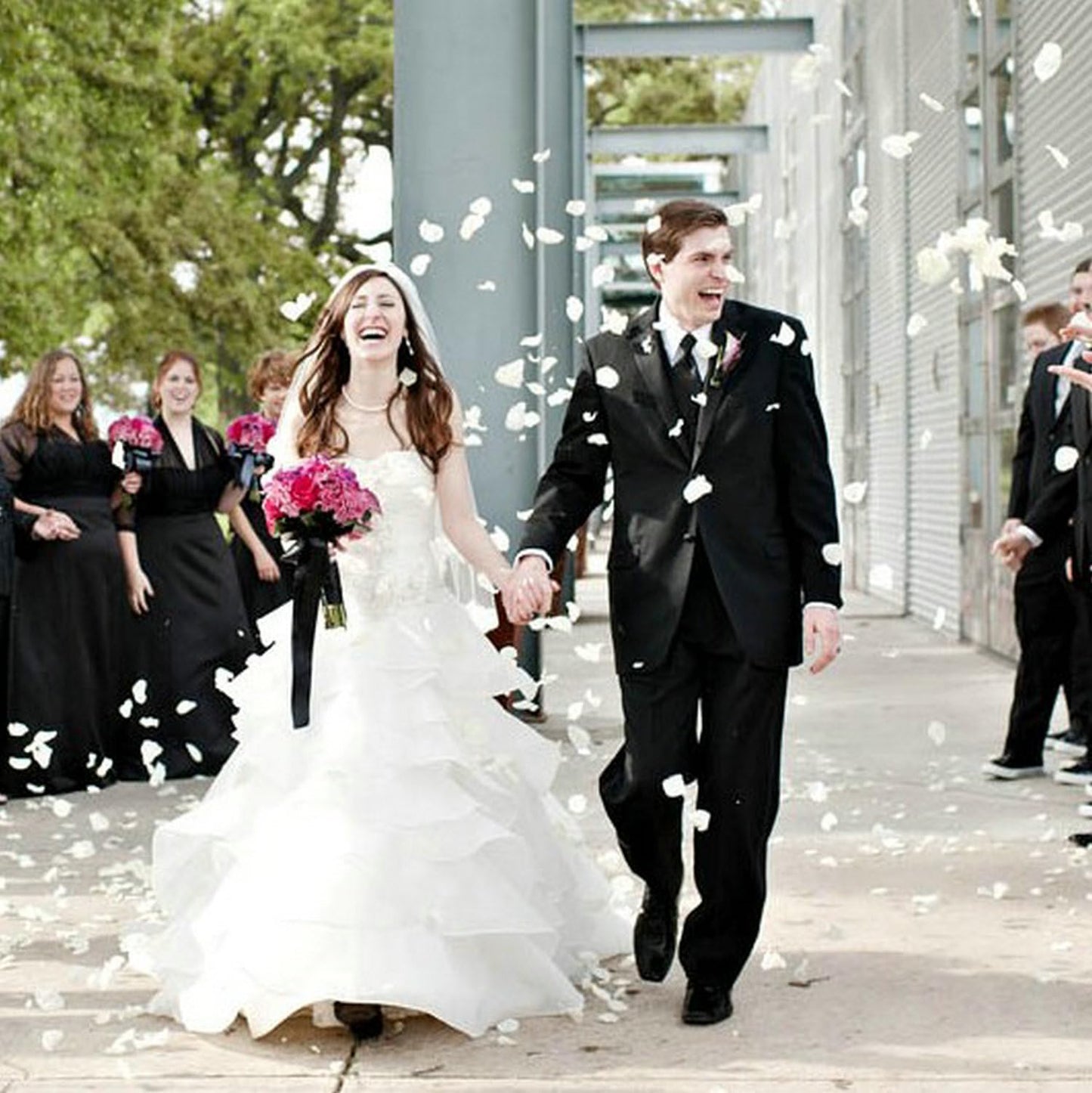 CODE FLORIST 2200 PCS Silk Flower Rose Petals for Wedding Decorations (Ivory)