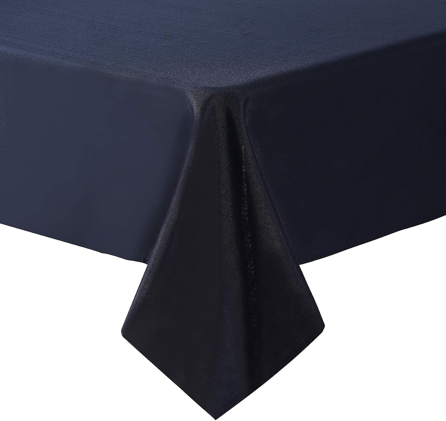 Cupuamon Square Tablecloth 70x70 inch Washable Polyester Fabric Table Cloth for Wedding Party Dining Banquet Decoration（70x70,Navy）