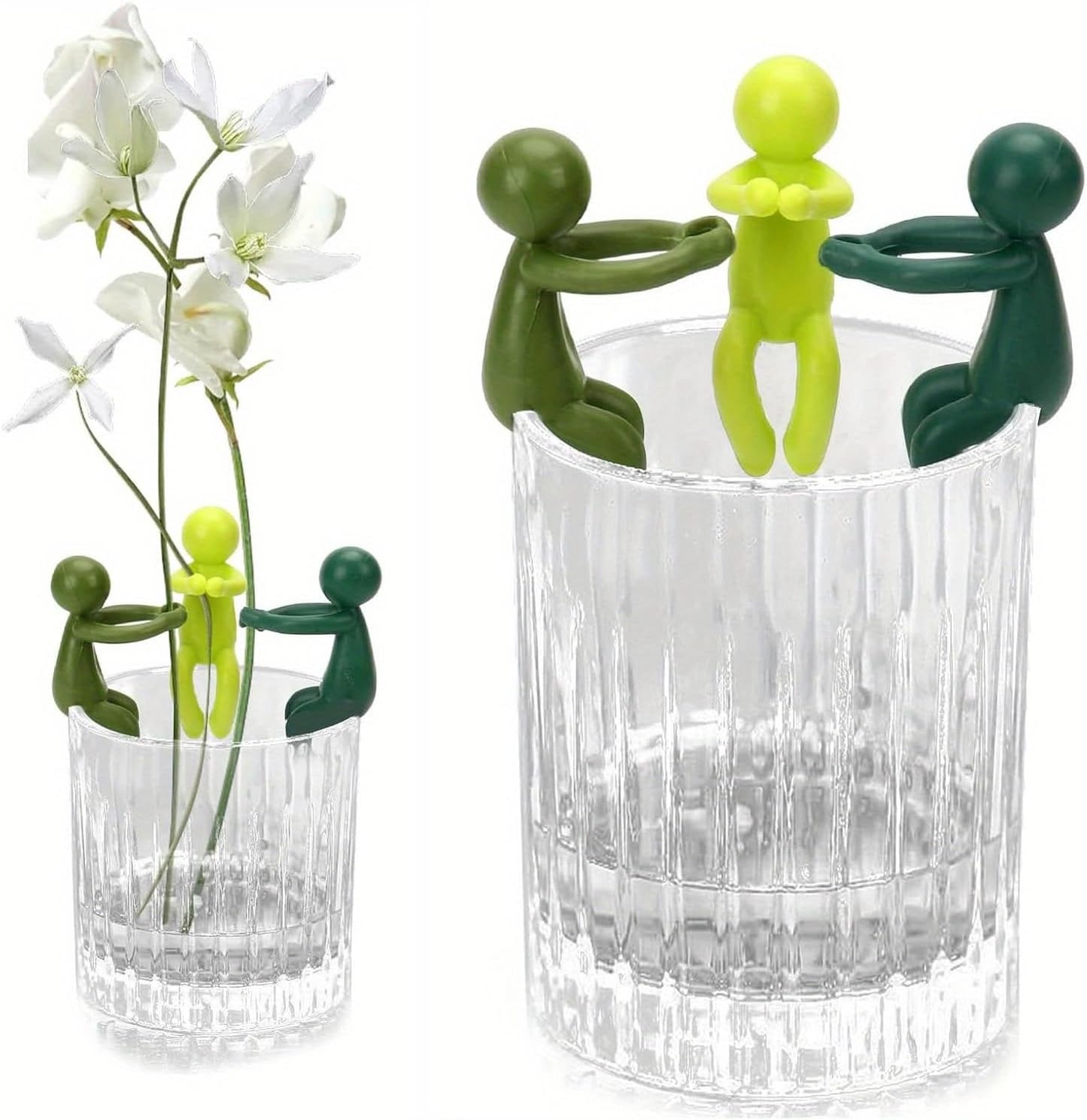 Plant Propagation Buddy, Plant Cutting Holder for Stems, Sprouts and Shoots, Plant Propagation Friends for an Indoor Garden or a Plant Propagation Station (12, Green)