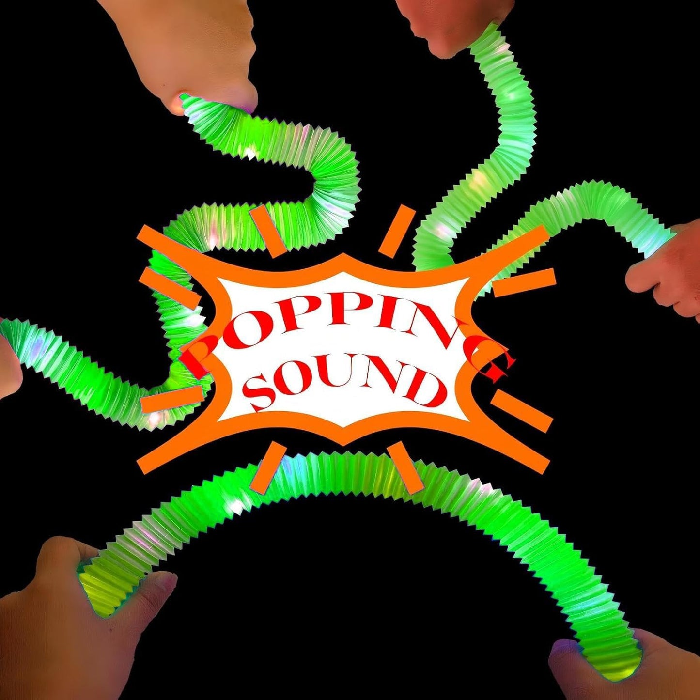 Green 24 Pack Light Up Party Favors Supplies,Bulk Glow Sticks Bracelet,Necklace Accessories for Kids,Birthday Return Gifts Treats,Easter Basket Goodie Bag Stuffer Fillers for Boys Girls