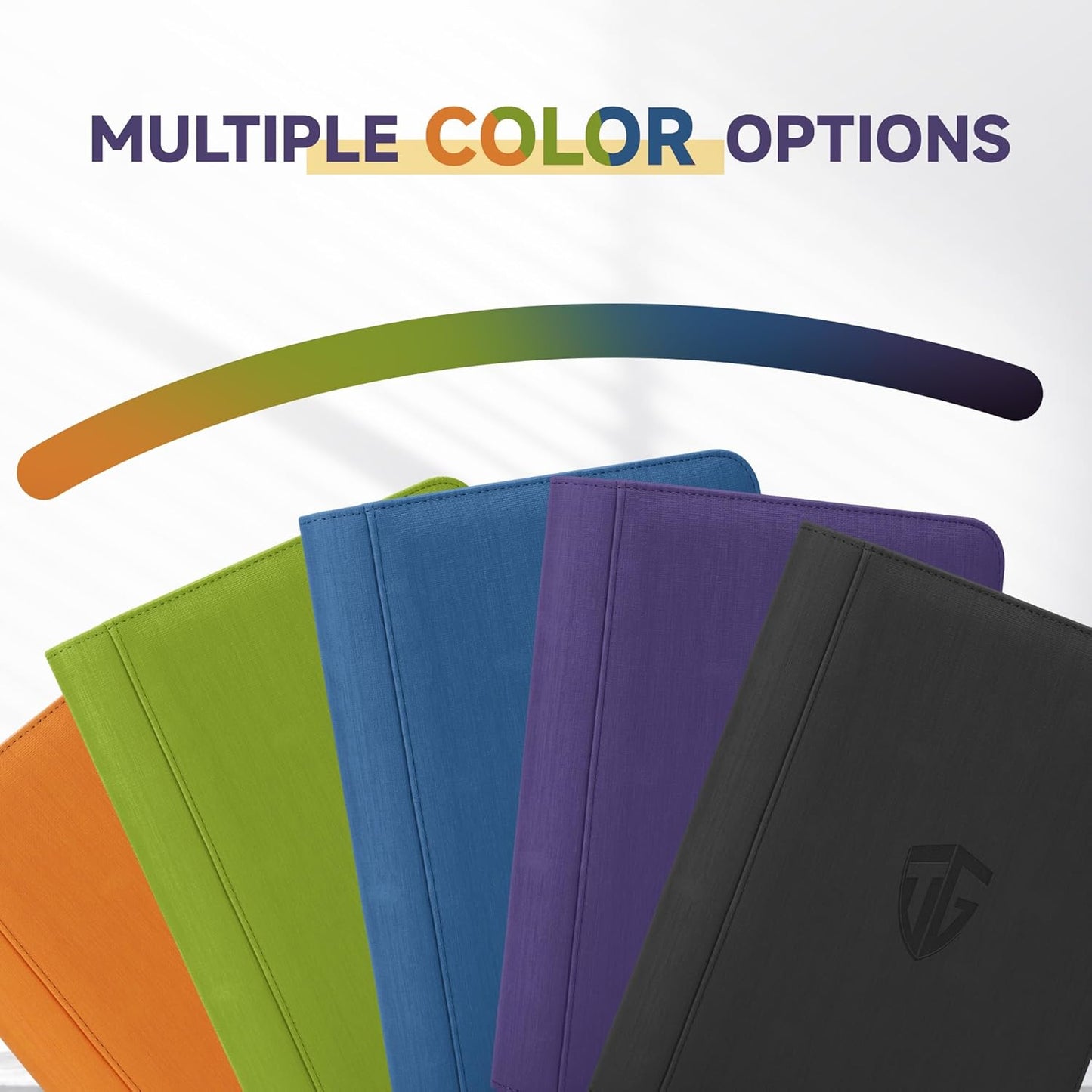 Toploader Binder,Holds 112 Toploaders, 4 Pocket Top Loader Binder for 3" x 4" Rigid Card Holders for Trading Cards or Sports Cards Binders(Orange)