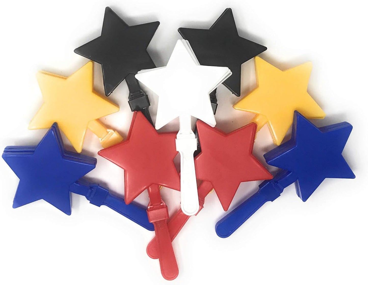 Funiverse Bulk 20 Pack Star Hand Clapper/Team Spirit Noise Maker Assortment (Multi)