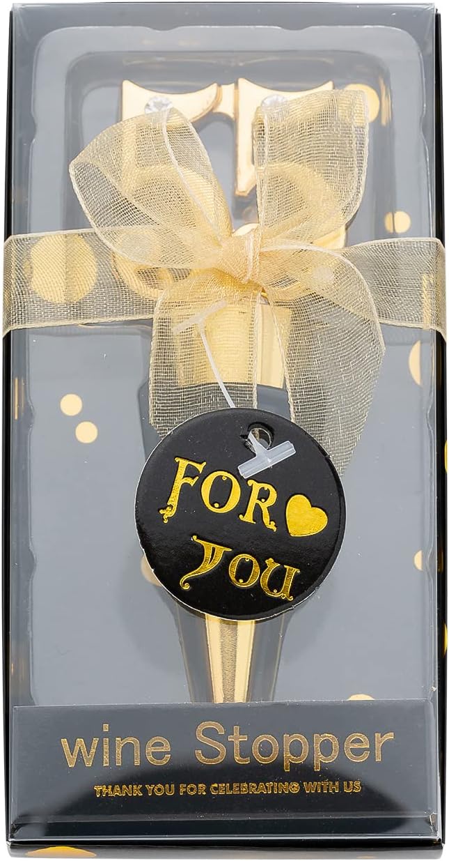 24 Pack 55th Birthday Favors For Guests-55 Years Old Wine Bottle With Gift Box For 55th Wedding Party Favor Souvenirs Decoration