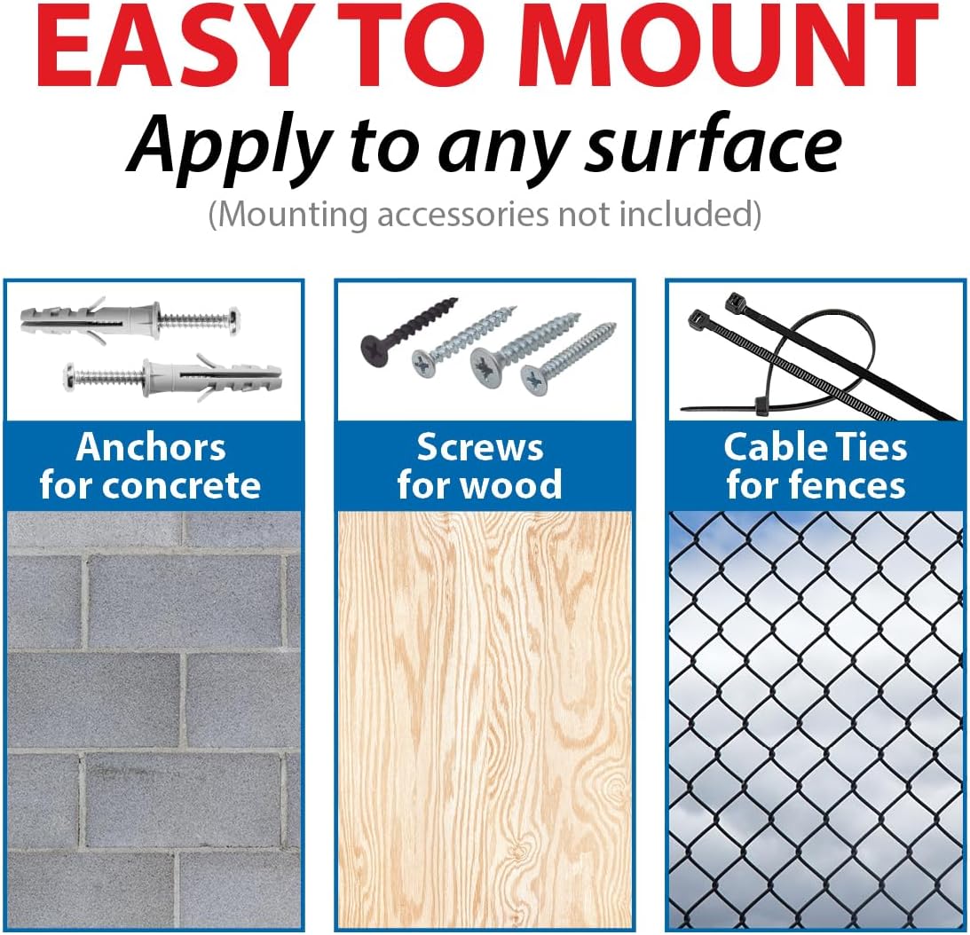 Custom OSHA Style Warning Sign 7" x 10" Plastic Sign, Customizable "Your Text Here", by AccuformNMC Made in USA