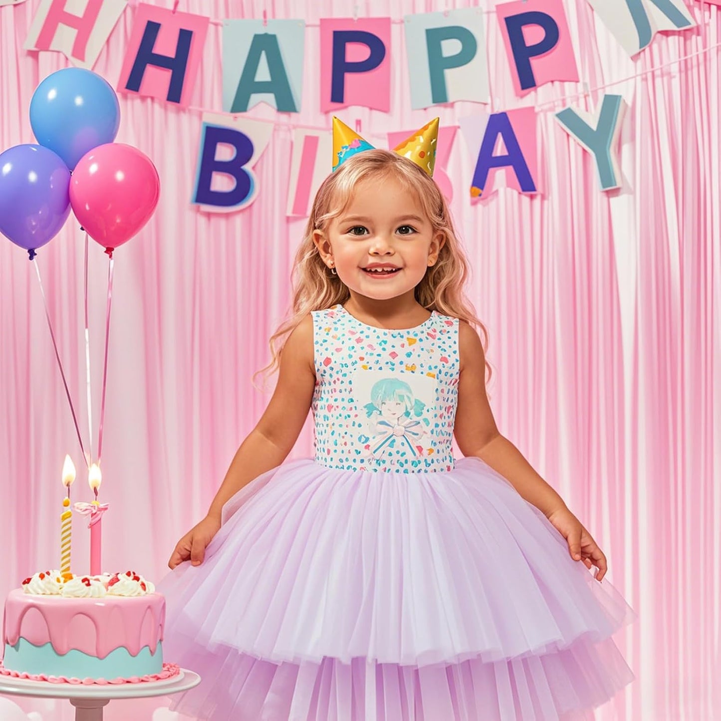 4 Packs Pastel Pink Foil Fringe Curtain, Baby Pink Metallic Tinsel Backdrop for Birthday, Wedding, Baby Shower, Princess Bachelorette Cowgirl Bow Party Decorations Supplies