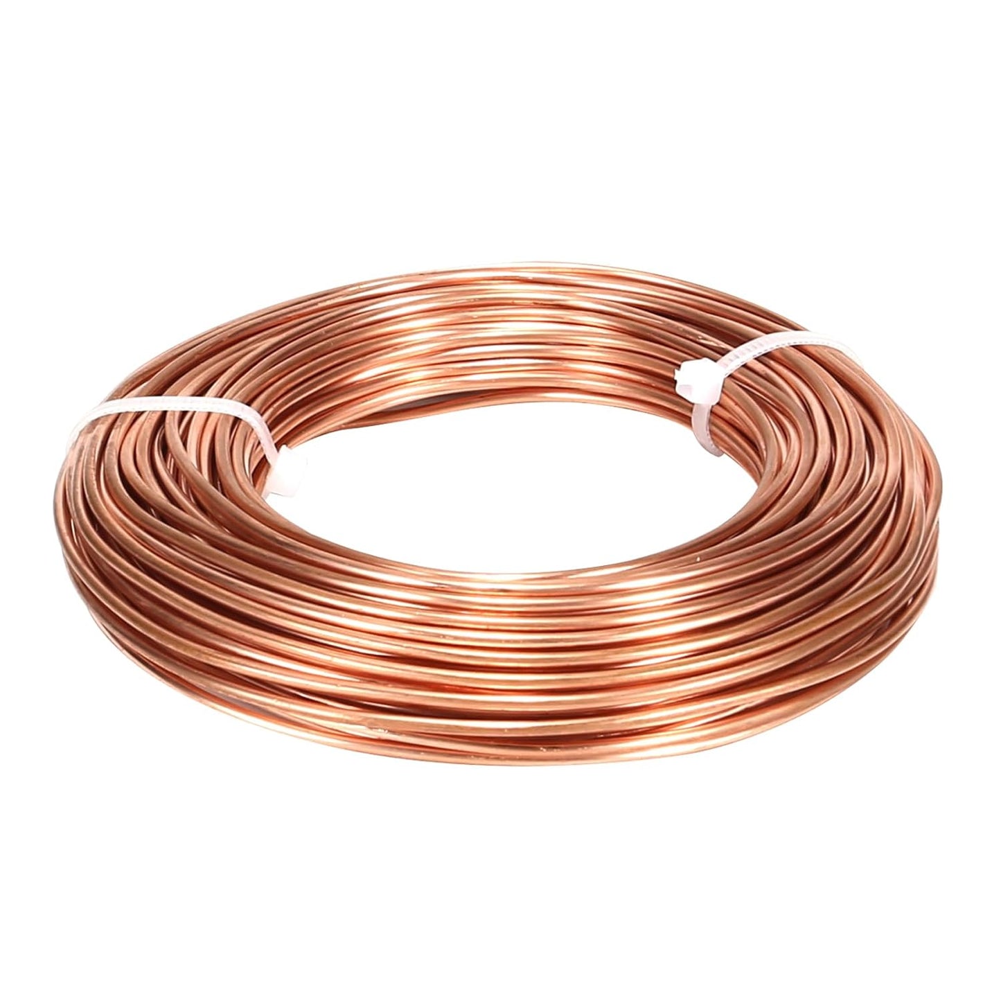 99.9% Soft Copper Wire, 8 Gauge/ 3.25 mm Diameter, 19.5 Feet / 6m, 1 Pound Spool Pure Copper Wire, Jewelry Making Wire Craft Wire