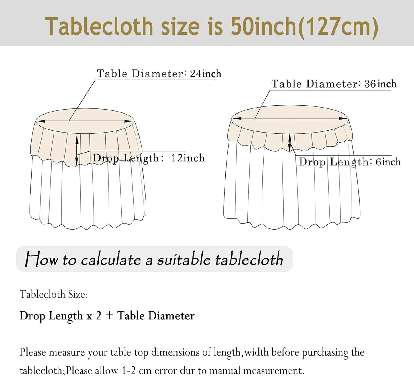 6 Pcs Gold Sequin Tablecloth 50 Inch Gold Round Tablecloth Overlay Round Table Cloth Golden Glitter Sequin Table Covers for Wedding Birthday Parties Holiday Banquet