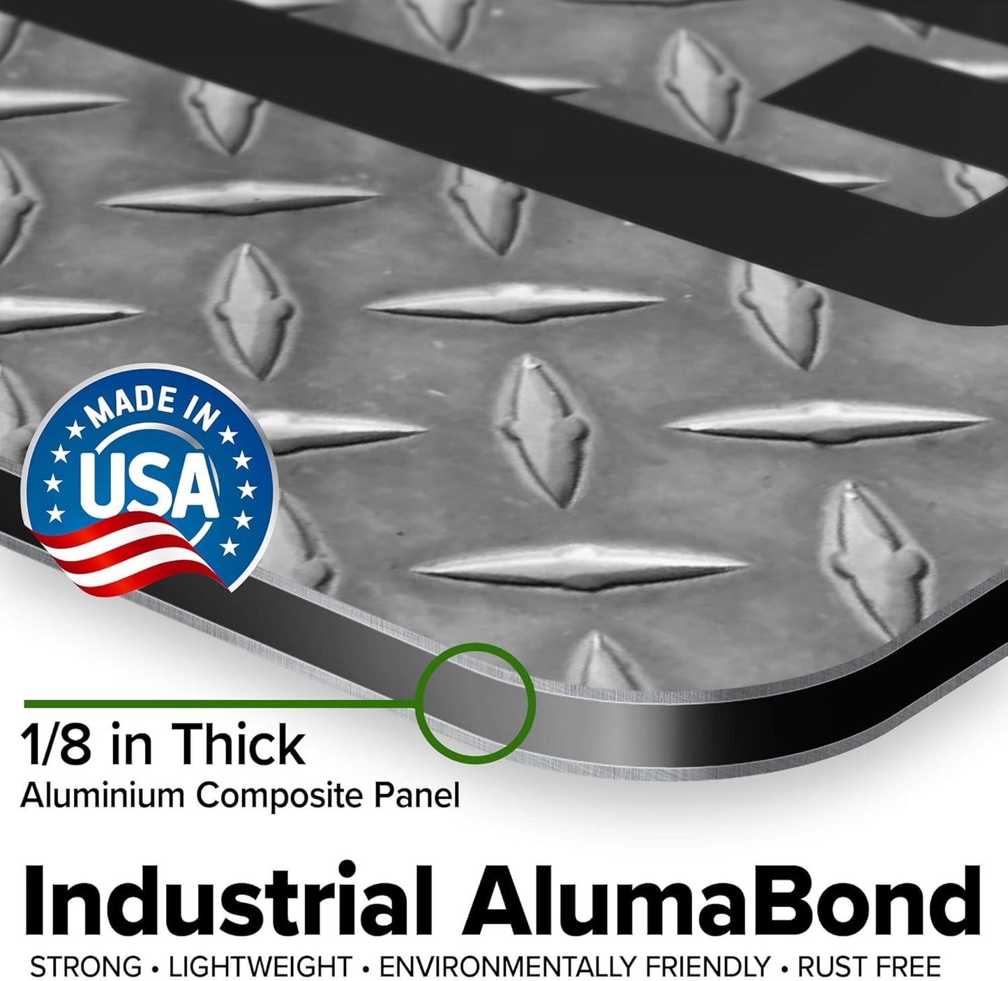 Custom Sign, Custom Street Sign, 11 Font Colors, 13 Font Styles, 4 Hole Options, 22 Sizes, 12x48 Inches, Rust Free DiBound, Fade Resistant, Made in USA by My Sign Center (Diamond Metal)