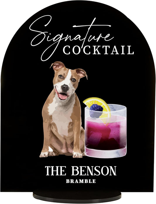 Pet Signature Drink Wedding Signs