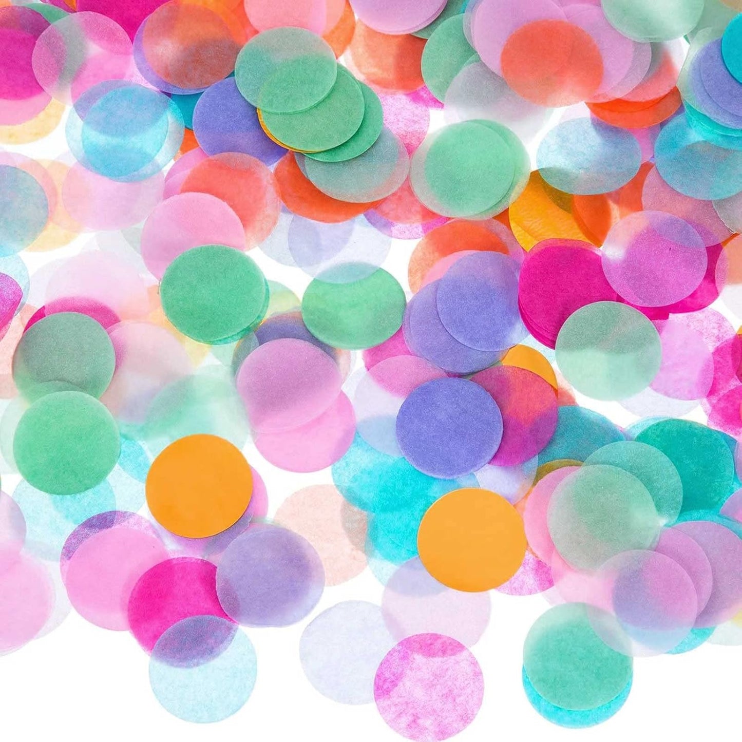 Rainbow Confetti Balloons, 25 Pcs 12 Inch Thickened Clear Latex Balloon with Confetti Inside for Birthday Party Baby Shower Graduation Engagement Bridal Shower Decorations Supplies (Paper Confetti)