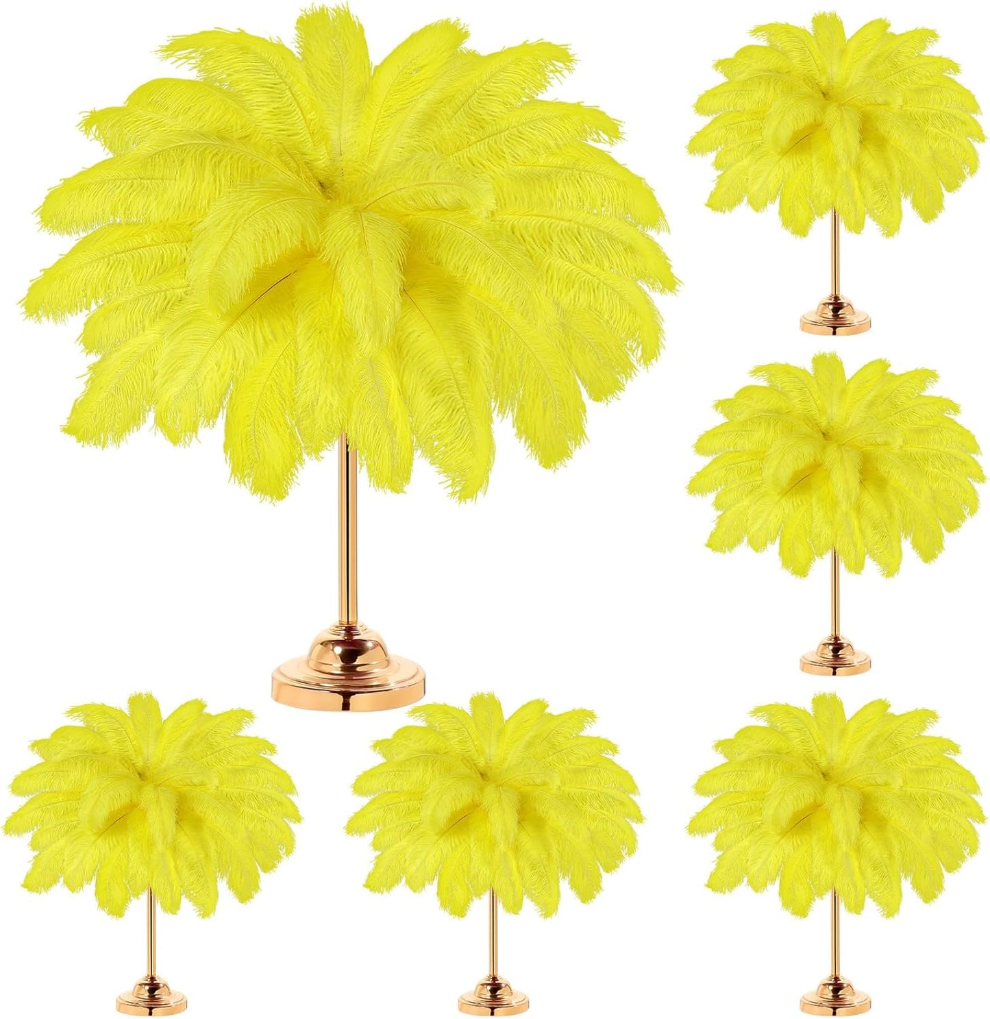80 Pcs Large Natural Ostrich Feathers Plumes 14-16 Inch Bulk for DIY Crafts Wedding Party Centerpiece Vase