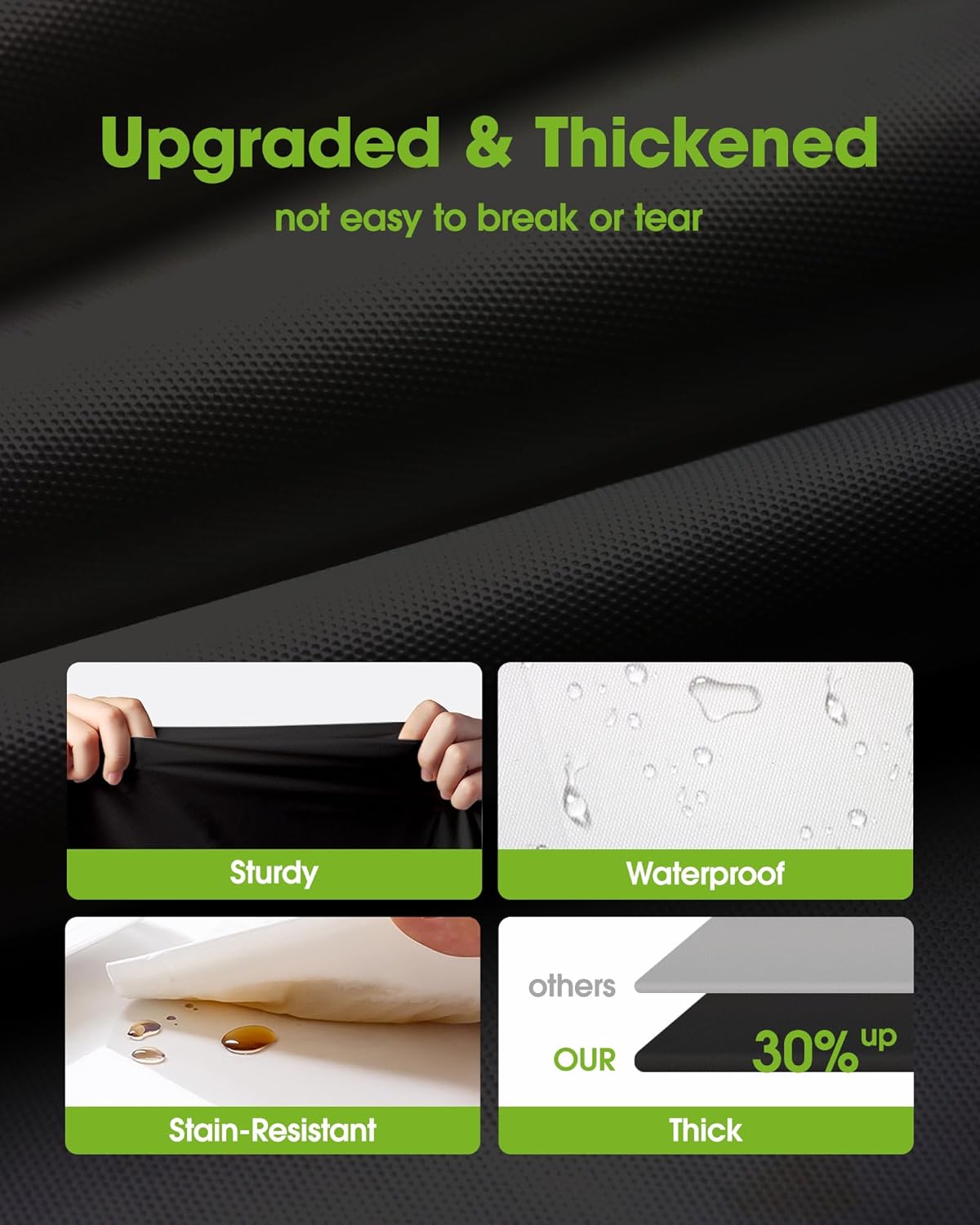 Pureegg Plastic Table Cloth Disposable 10 Pack, 54 x 108 Inch Table Cloths, Halloween Party Decorations, Summerween Decor, Halloween Tablecloths, Rectangle, Plastic Cover, Leakproof & Sturdy, Black