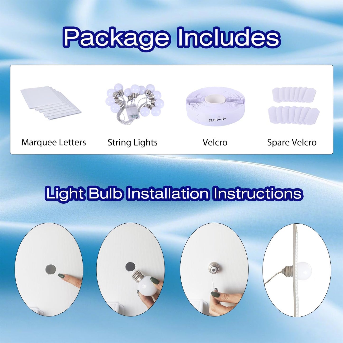 4FT Marquee Plastic Letters N - Light up Letters N Are Made from Corrugated Plastic Board - Quick Assembly Without Tools, Disassembled Components Can Be Used for Garage Sale Signs, Yard Sale Signs