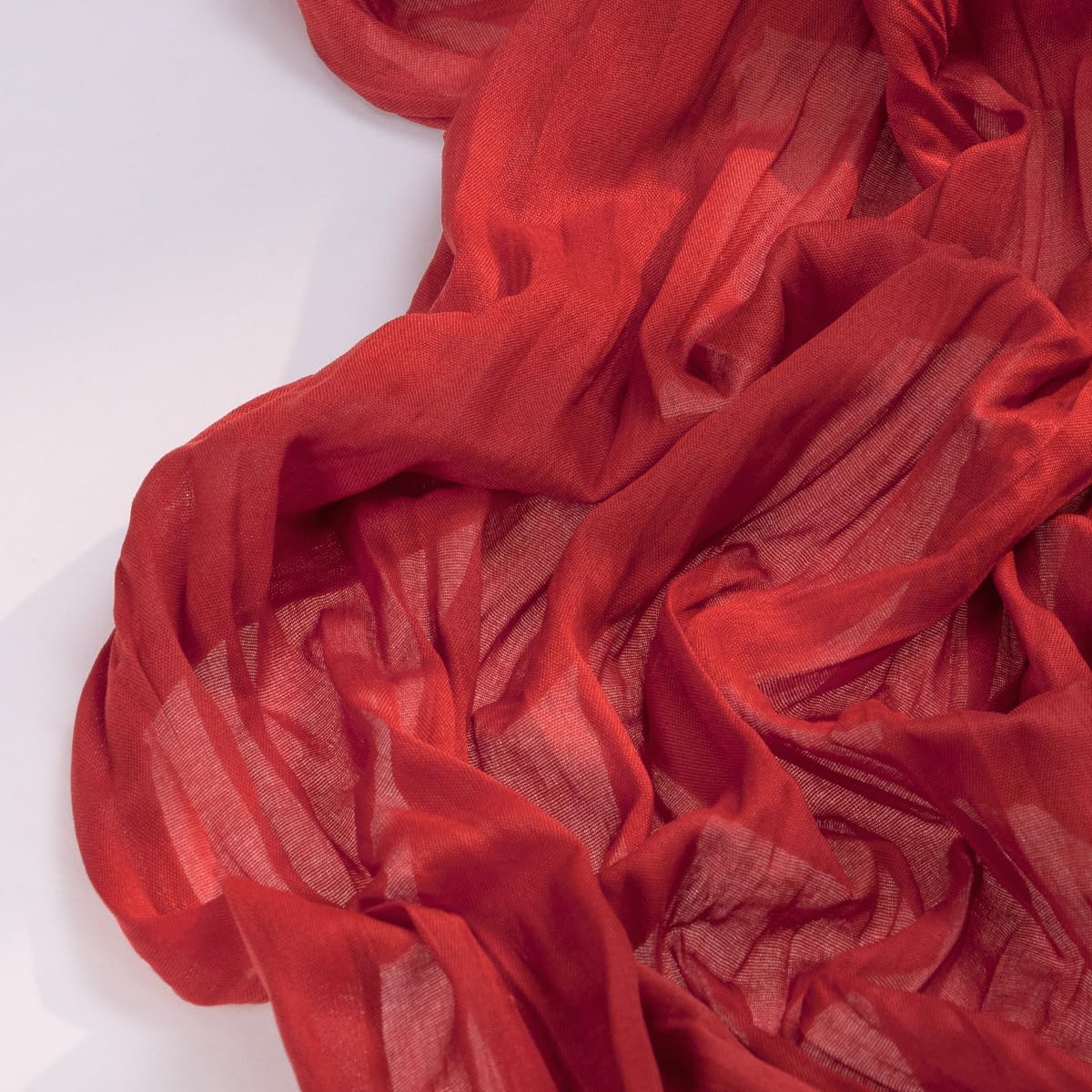 Red Cheesecloth Table Runner 4 Pack Fall Table Runners Boho Gauze 120 Inches Red Cheese Cloth Fall Table Decorations for Thanksgiving Weddings Bridal Baby Shower Candlelight Dinner Party