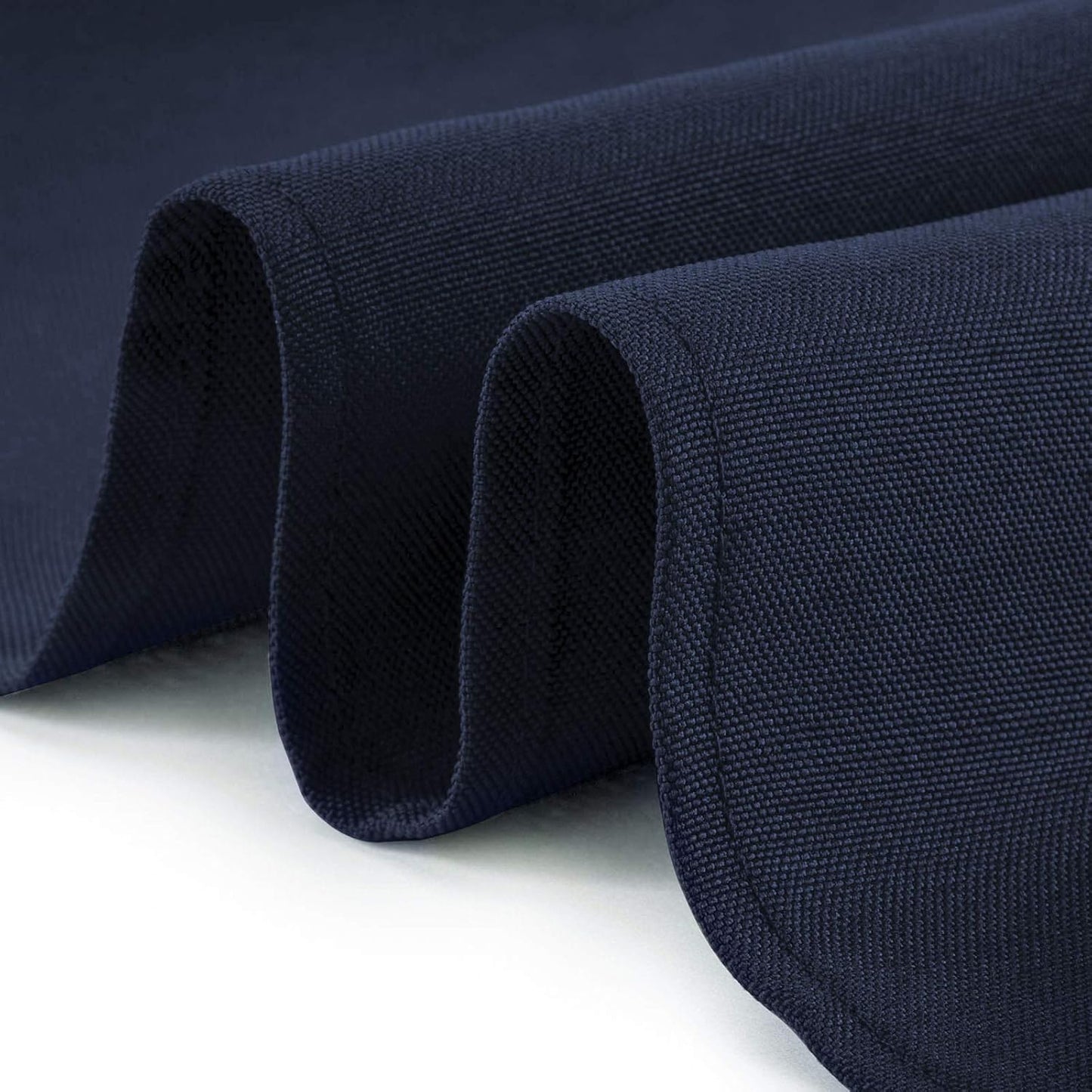 Lann's Linens - 10 Premium 70" Round Tablecloths for Wedding/Banquet/Restaurant - Polyester Fabric Table Cloths - Navy Blue