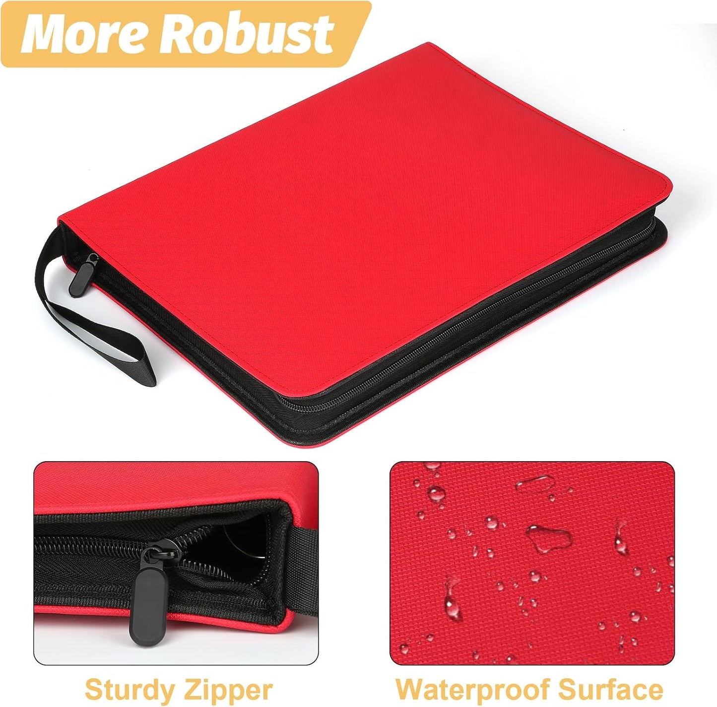 Trading Card Binder, Card Collection Binder Album Folder with 720 Side Loading Pockets, 9 Pocket Trading Card Album Folder for TGC,MTG, Baseball Cards, Yugioh