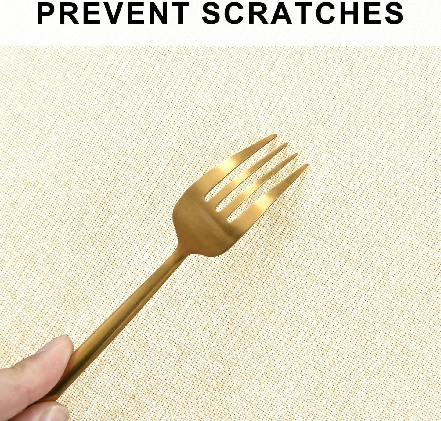 Hiasan Linen Tablecloth 108 Inch Round - Wrinkle and Stain Resistant Washable Polyester Fabric Table Cloth for Dining Room Kitchen Party, Champagne